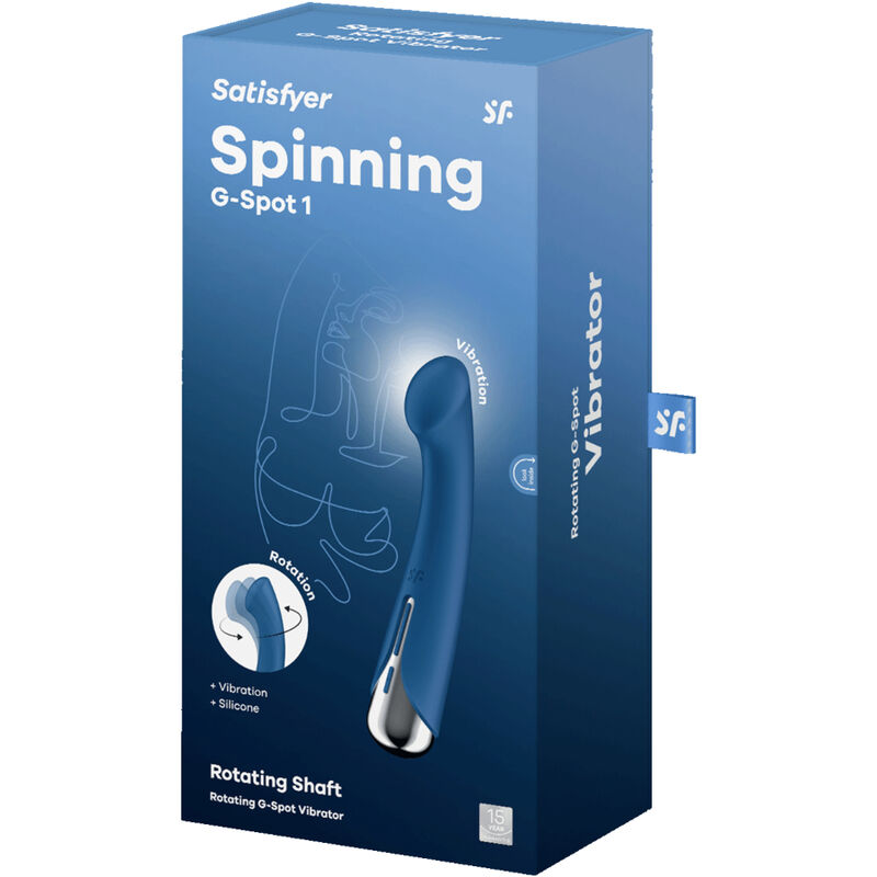 SATISFYER - WIBRATOR OBROTOWY G-SPORT 1 BLUE