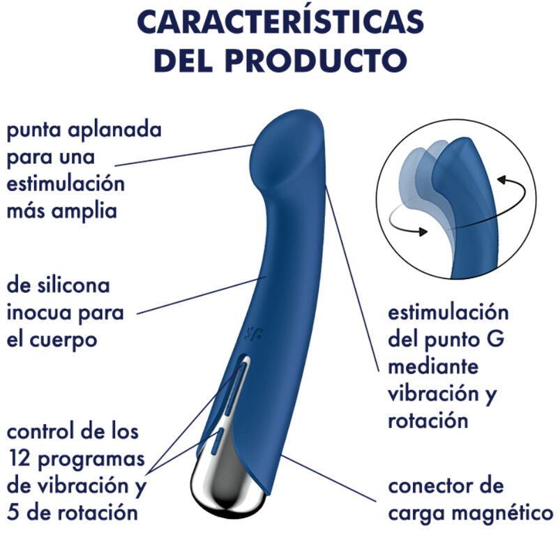 SATISFYER - WIBRATOR OBROTOWY G-SPORT 1 BLUE