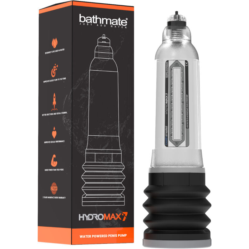 BATHMATE - HYDROMAX 7 PRZEZROCZYŁA POMPKA POWIĘKSZAJĄCA PRĄCIA