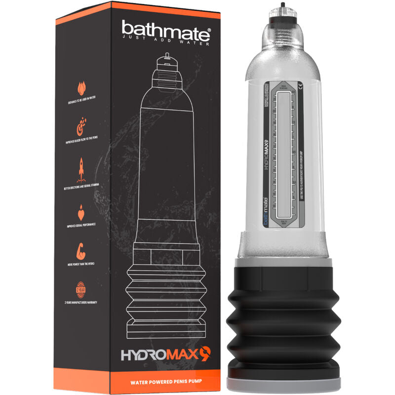 BATHMATE - HYDROMAX 9 PRZEZROCZYŁA POMPA POWIĘKSZAJĄCA PRĄCIE
