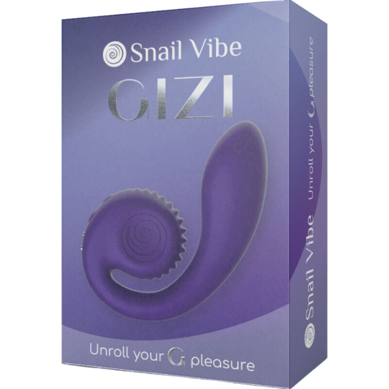 ŚLIMAK VIBE - PODWÓJNY STYMULATOR GIZI FIOLETOWY