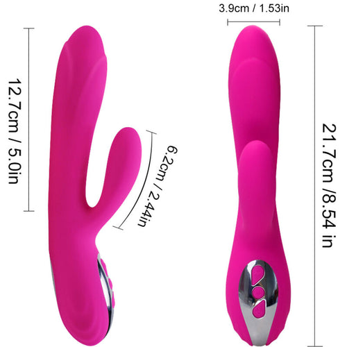 ARMONY - ELASTYCZNY WIBRATOR I STYMULATOR Z TERMICZNYM EFEKTEM FIOLETOWYM