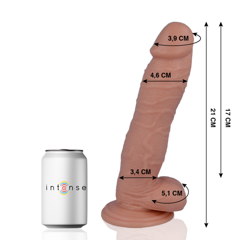 MR INTENSE - 24 REALISTYCZNY PENIS 21 CM -O- 4,6 CM