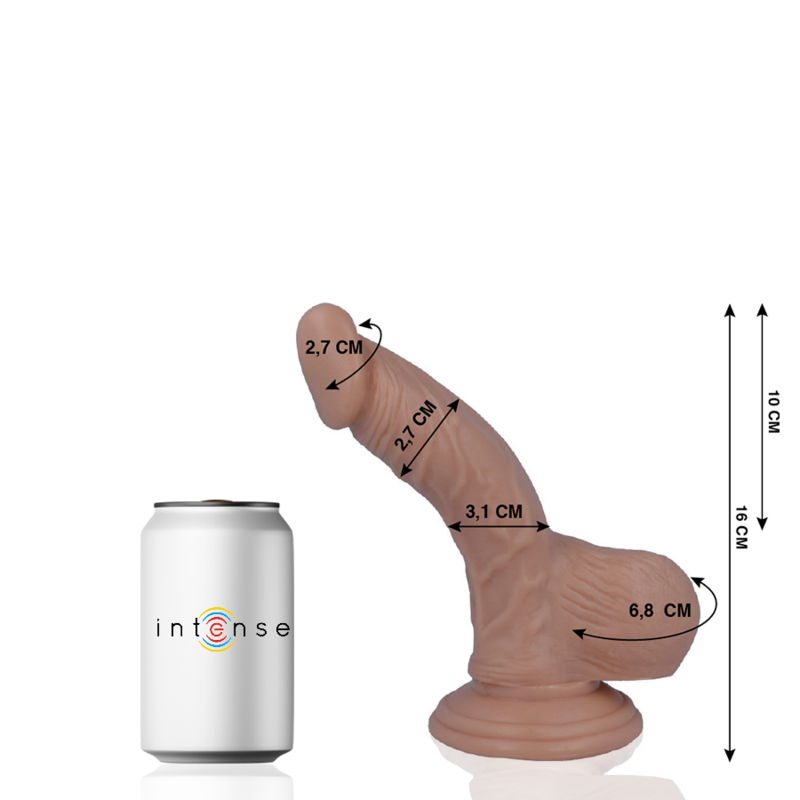 MR INTENSE - 2 REALISTYCZNE PENISY 16 CM -O- 2.7 CM