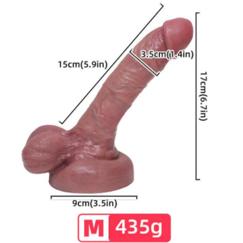 ARMONY - REALISTYCZNE DILDO Z PŁYNNEGO SILIKONU 15 CM