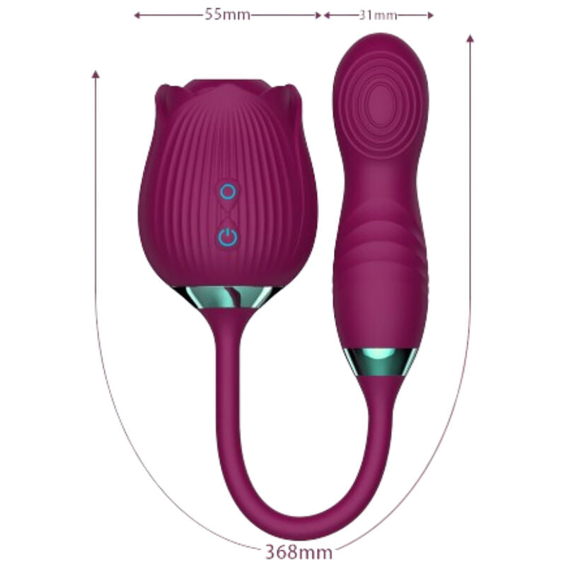 ARMONY - DELIGHT FLOWER Z PRZYSSAWKĄ I WIBRACJAMI VIOLET