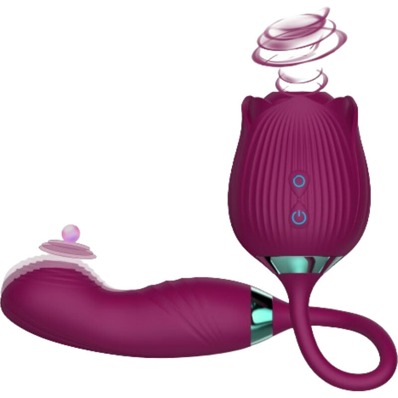 ARMONY - DELIGHT FLOWER Z PRZYSSAWKĄ I WIBRACJAMI VIOLET