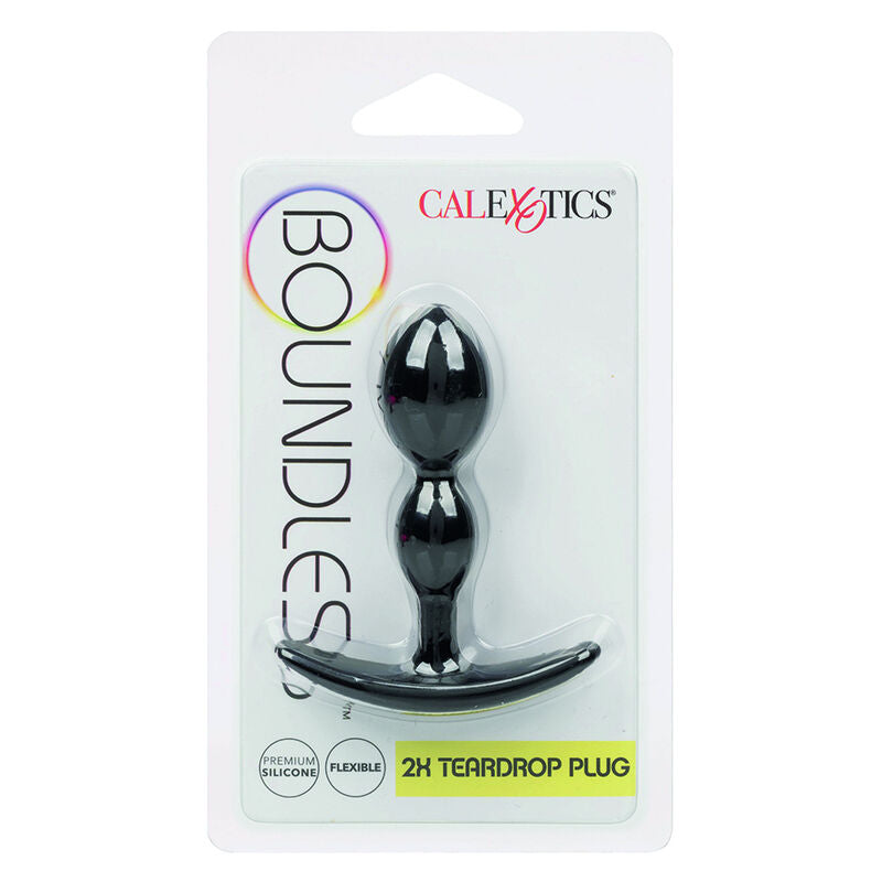 CALEXOTICS - BEZGRANICZNY DWA RAZY ANALNY KOREK ŁEZKA