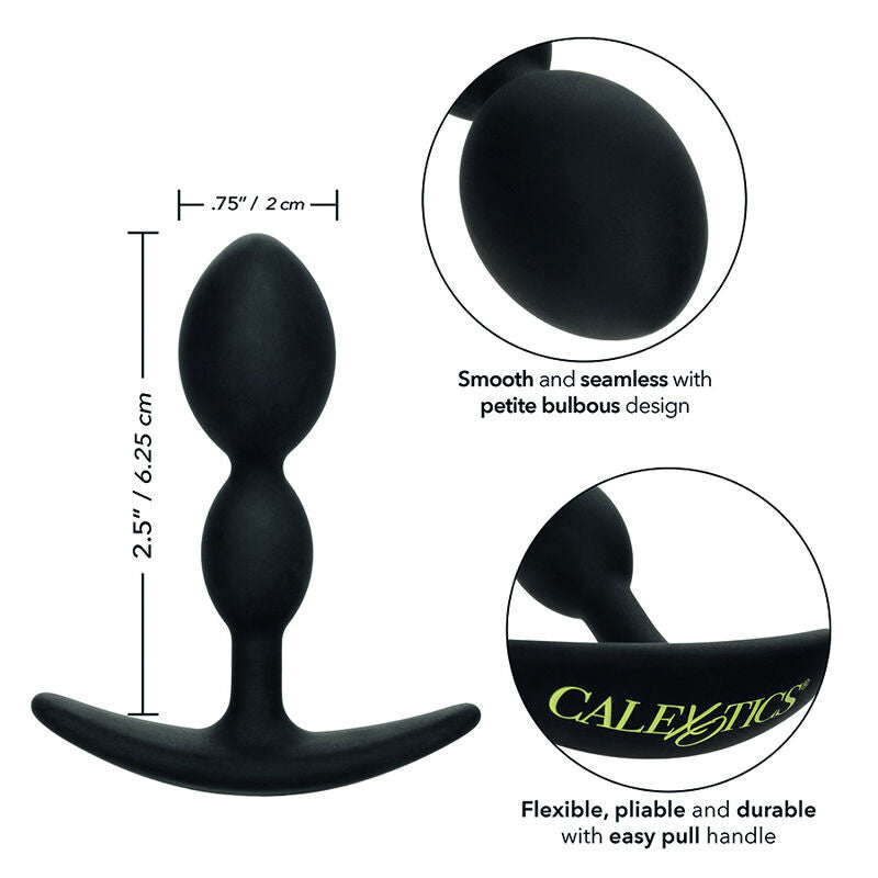 CALEXOTICS - BEZGRANICZNY DWA RAZY ANALNY KOREK ŁEZKA