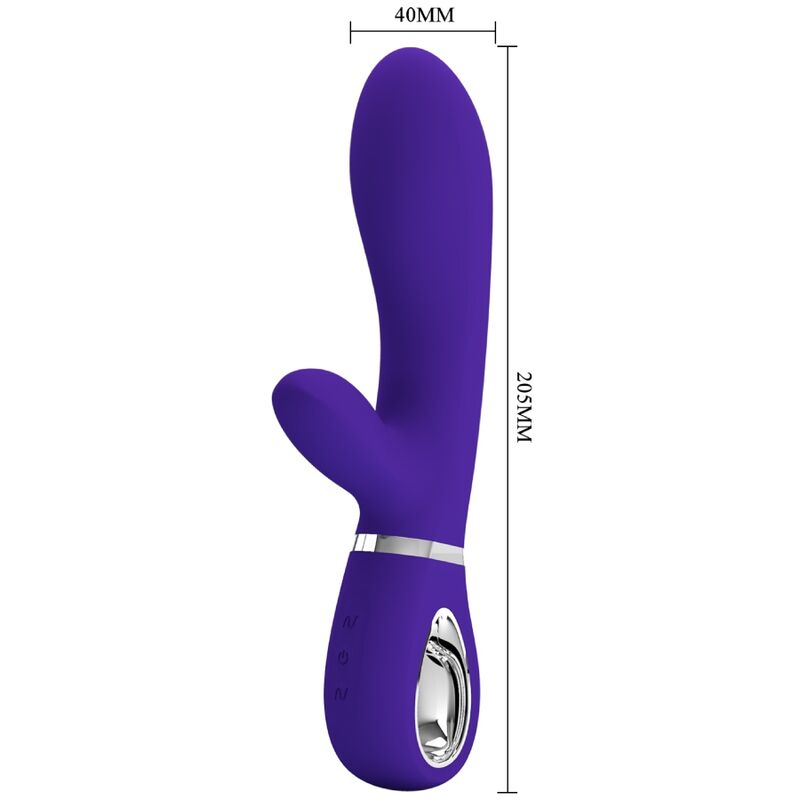 PRETTY LOVE - THOMAS WIELOFUNKCYJNY WIBRATOR G-SPOT FIOLETOWY