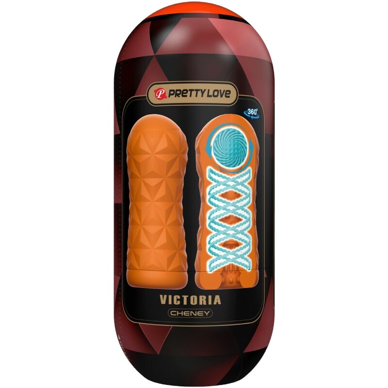 PRETTY LOVE - VICTORIA CHENEY MASTURBATOR POMARAŃCZOWY