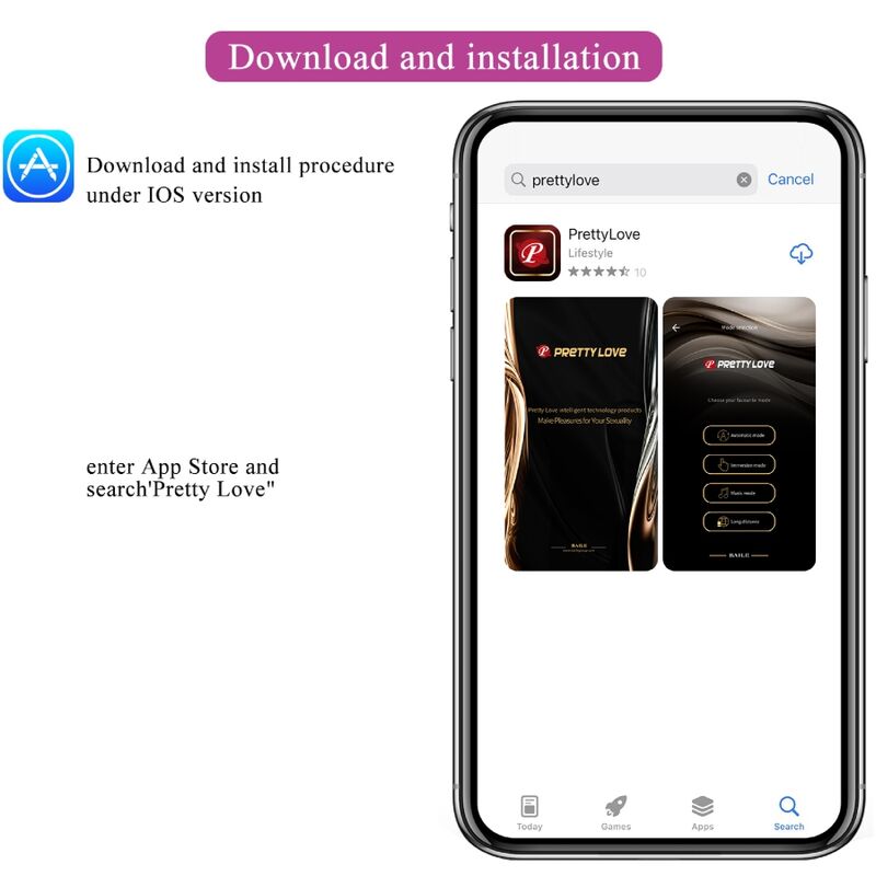 PRETTY LOVE - ABNER APP FIOLETOWY