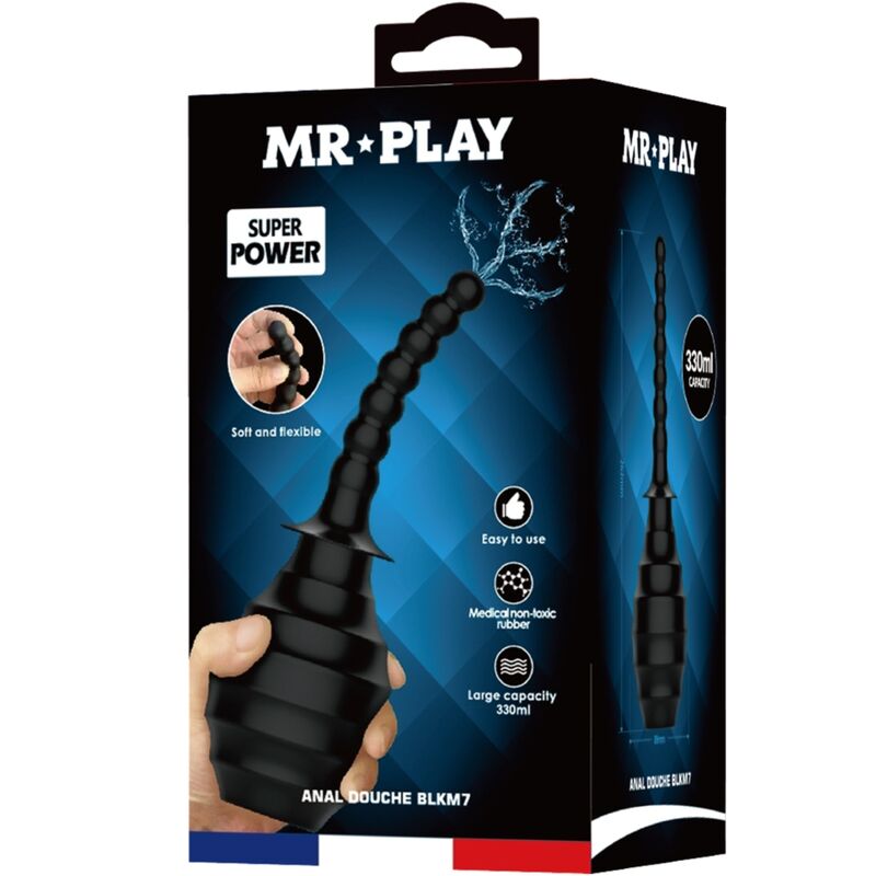 MR PLAY - ANALNA GRUSZKA BLKM7 SUPER POWER BLACK