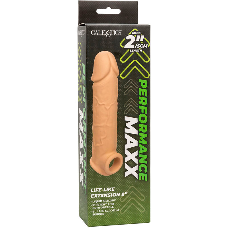 CALEXOTICS - PERFORMANCE MAXX REALISTYCZNA NAKŁADKA NA PENISA 8 JASNA SKÓRA