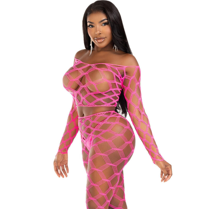 LEG AVENUE - TOP I LEGGINSY HARDCORE FUKSJA