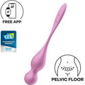 SATISFYER - KULKI GEISHA WIBRUJĄCE LOVE BIRDS RÓŻOWE