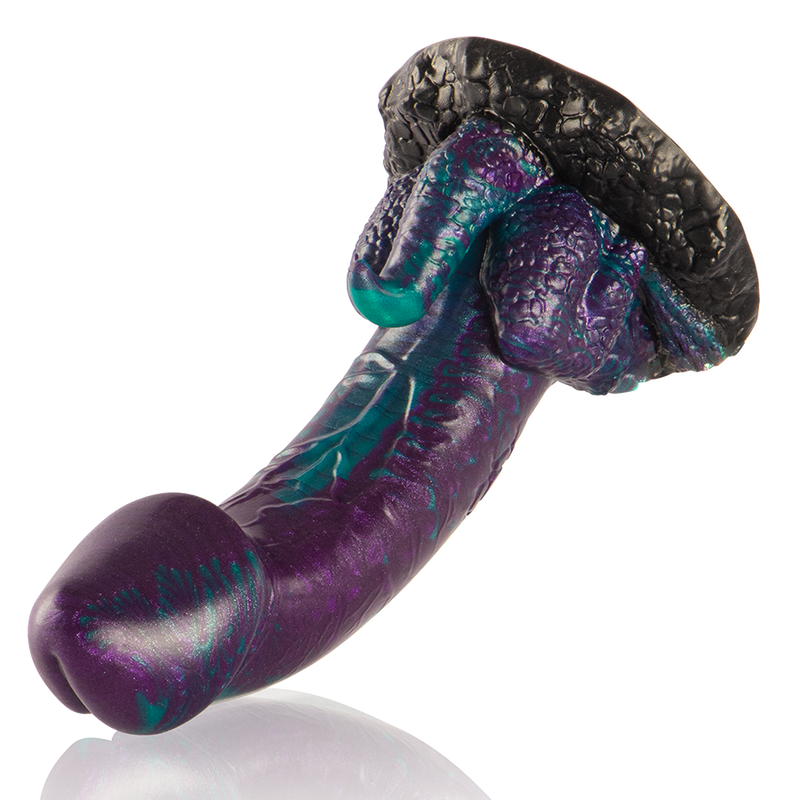 EPICKIE - DILDO BASILISZKA PODWÓJNA ŁUSKOWA PRZYJEMNOŚĆ MAŁY ROZMIAR