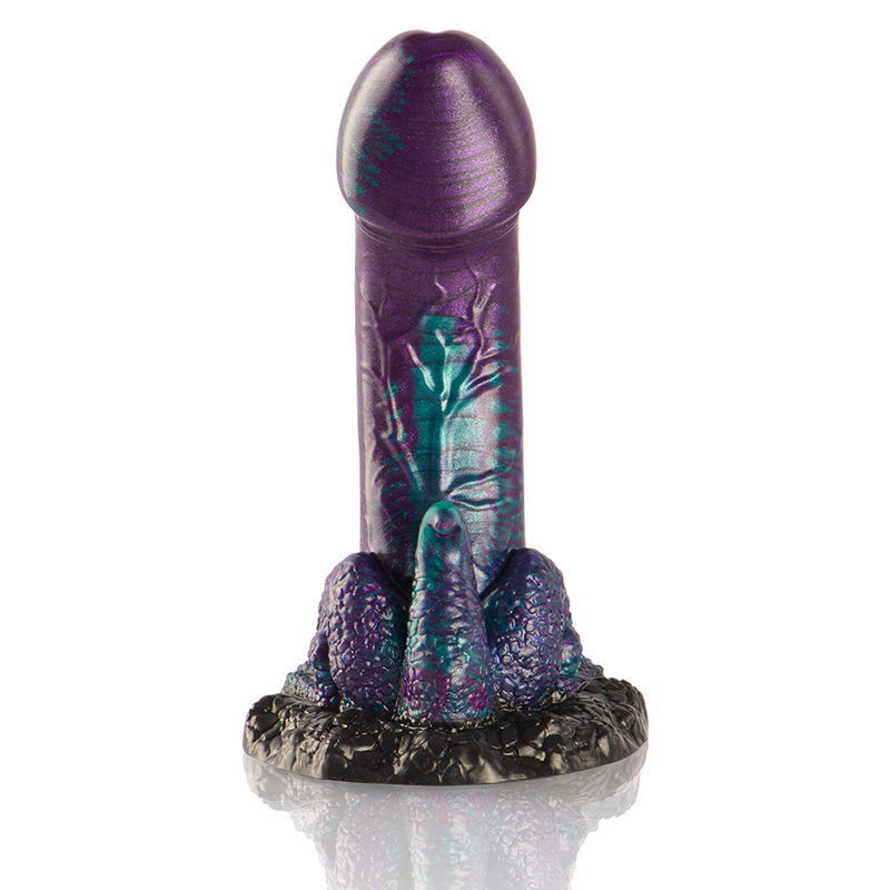 EPICKIE - DILDO BASILISZKA PODWÓJNA ŁUSKOWA PRZYJEMNOŚĆ MAŁY ROZMIAR