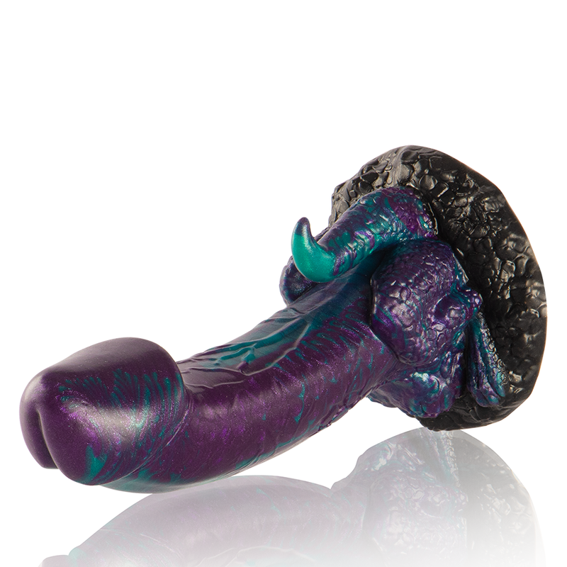 EPICKIE - DILDO BASILISZKA PODWÓJNA ŁUSKOWA PRZYJEMNOŚĆ MAŁY ROZMIAR