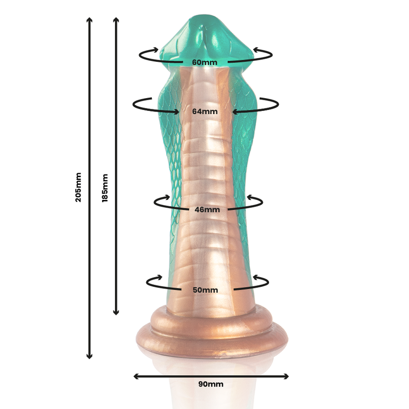 EPICKA – PYTHON DILDO KOBRA ZIELONA