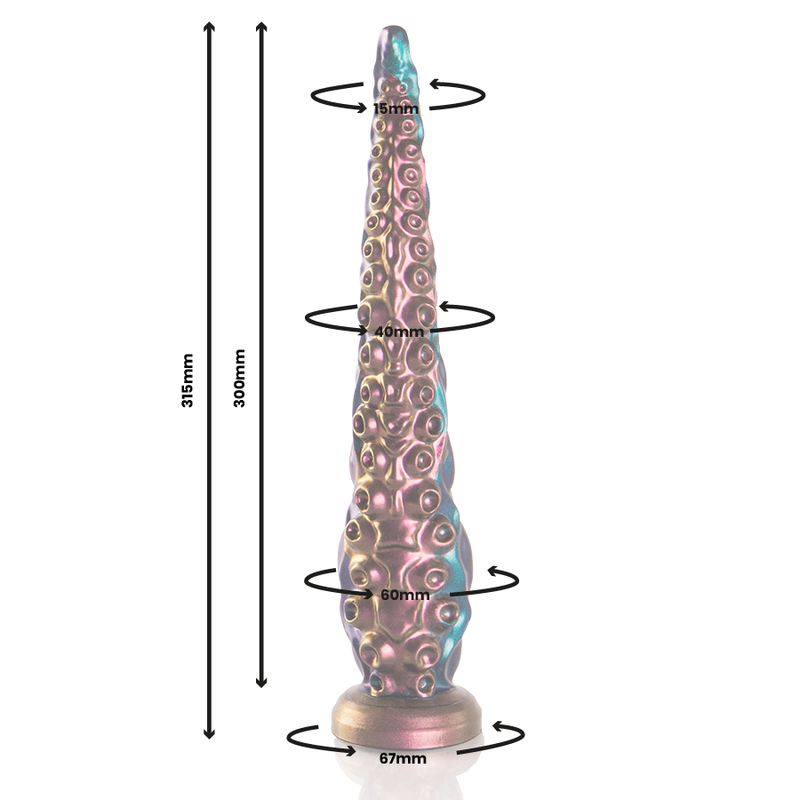 EPIC - CHARYBDIS DELIKATNE TACKO DILDO DUŻY ROZMIAR