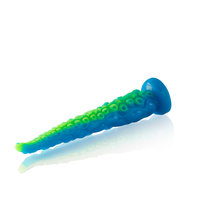 EPICKI - SCYLLA FLUORESCENCYJNY CIENKI DILDO MAŁY ROZMIAR