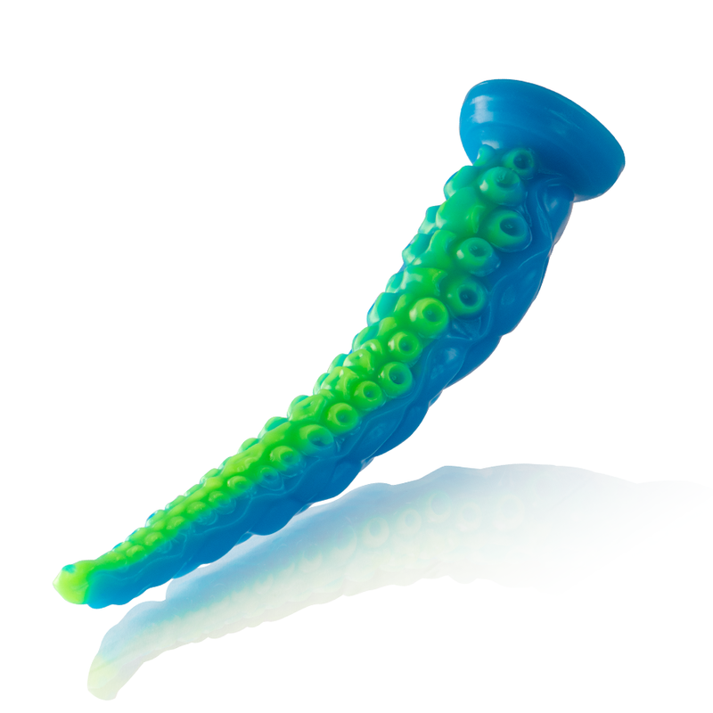EPICKI - SCYLLA FLUORESCENCYJNY CIENKI DILDO MAŁY ROZMIAR