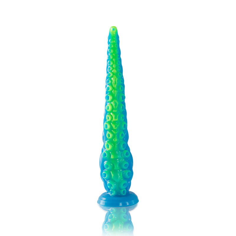 EPICKI - SCYLLA FLUORESCENCYJNY CIENKI DILDO MAŁY ROZMIAR