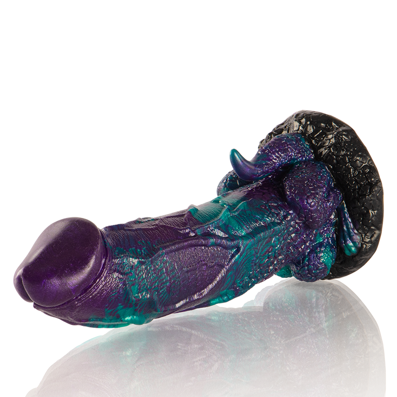 EPIC – DILDO BAZYLISZEK PODWÓJNA ŁUSKOWA PRZYJEMNOŚĆ DUŻY ROZMIAR