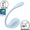 SATISFYER - STYMULATOR PUNKTU G GŁADKI PŁATEK BŁĘKITNY DARMOWA APLIKACJA