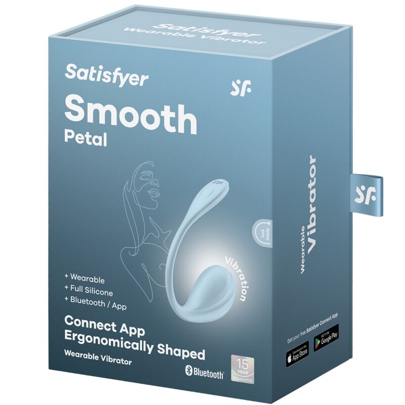 SATISFYER - STYMULATOR PUNKTU G GŁADKI PŁATEK BŁĘKITNY DARMOWA APLIKACJA
