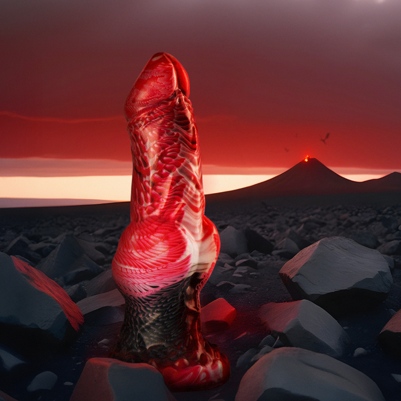 EPIC - HELIOS DILDO Z JĄDRAMI CIEPŁO I EKSTAZA