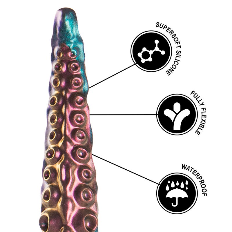 EPIC - CHARYBDIS DILDO Z CIENKIMI MAŁYMI MACKAMI