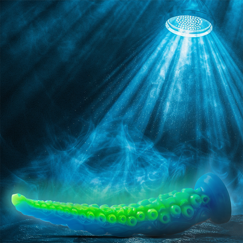 EPICKI - SCYLLA FLUORESCENCYJNY CIENKI DILDO MAŁY ROZMIAR