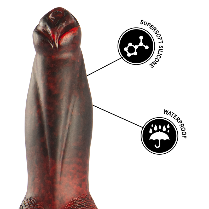 EPIC – PROMETHEUS DILDO TYTAN W PŁOMIENIACH NA PILOTA AKUMULATOROWY