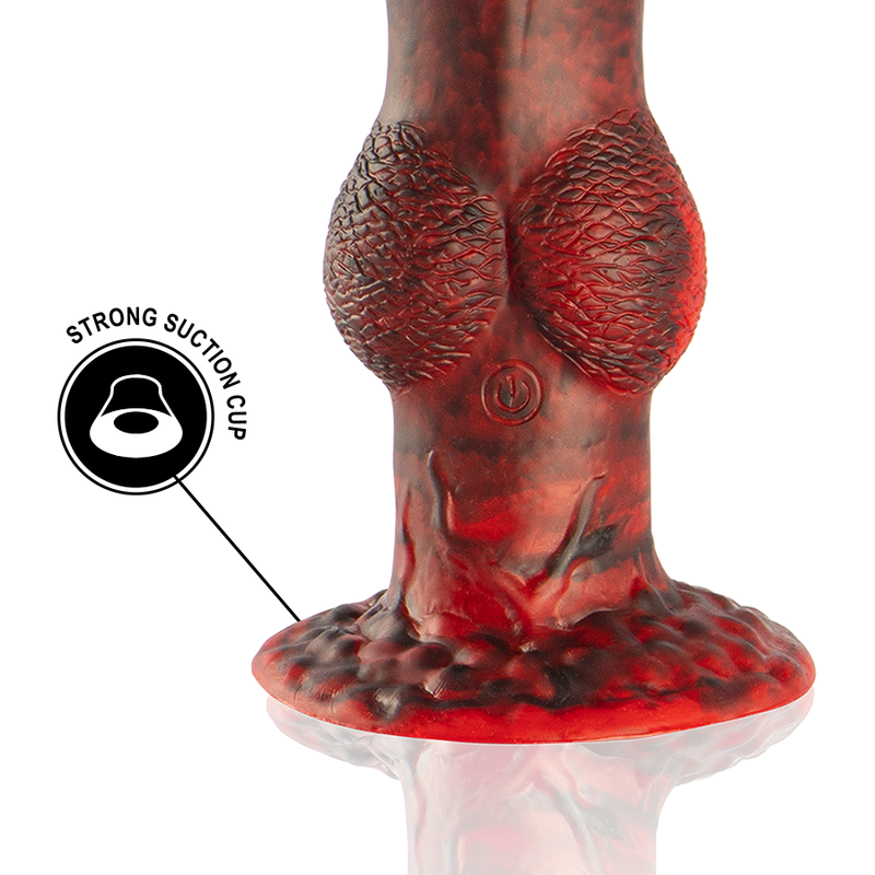 EPIC – PROMETHEUS DILDO TYTAN W PŁOMIENIACH NA PILOTA AKUMULATOROWY