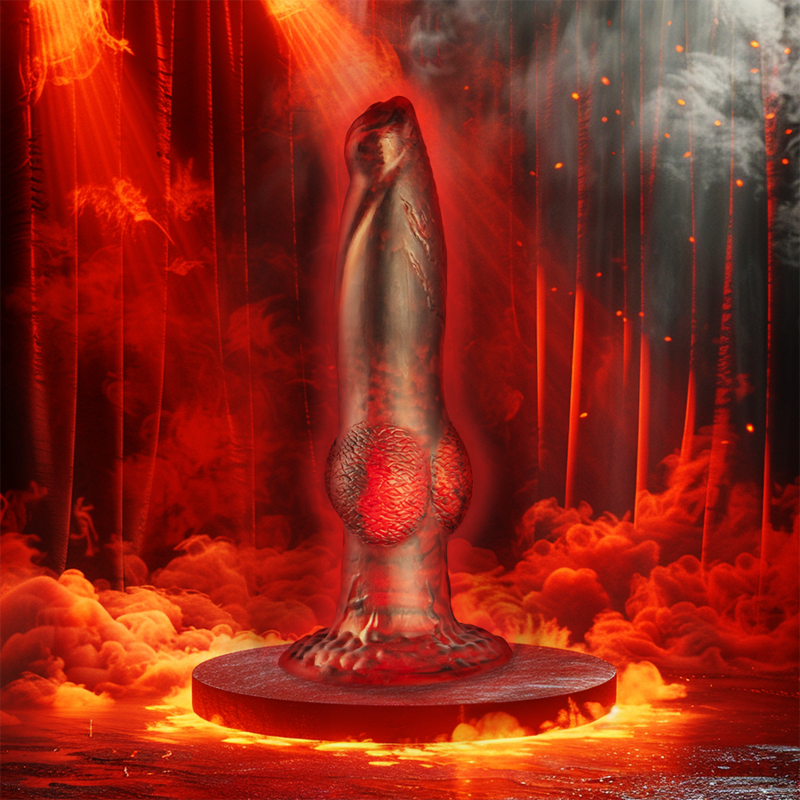 EPIC – PROMETHEUS DILDO TYTAN W PŁOMIENIACH NA PILOTA AKUMULATOROWY