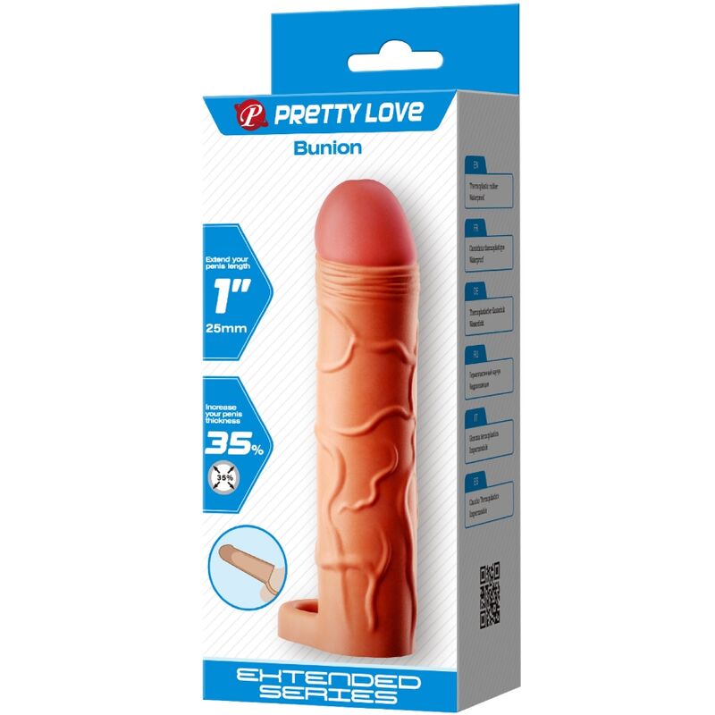PRETTY LOVE - NAKŁADKA POWIĘKSZAJĄCA PRĄCIE BUNNION W KOLORZE CIELISTYM