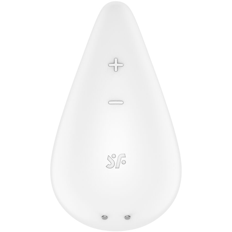 SATISFYER - WIBRATOR NAKŁADANY DEW DROP BIAŁY