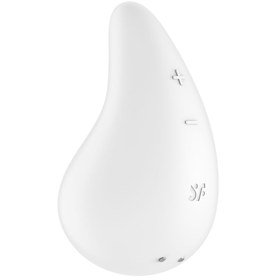 SATISFYER - WIBRATOR NAKŁADANY DEW DROP BIAŁY