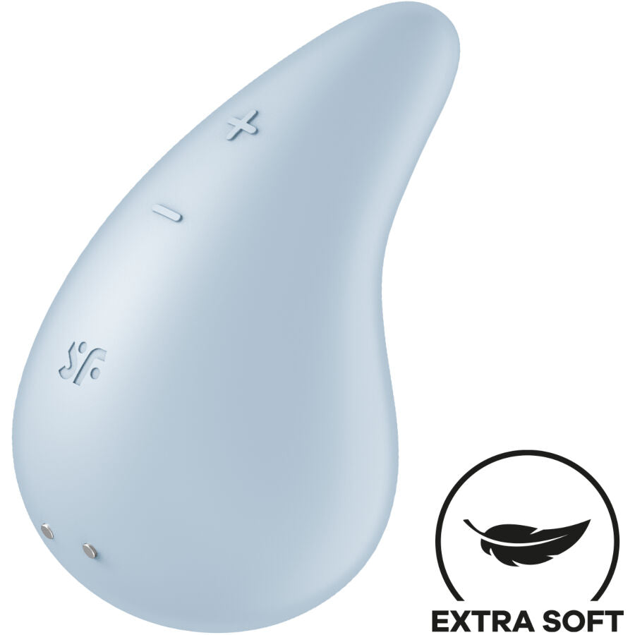 SATISFYER - WIBRATOR NAKŁADANY DEW DROP NIEBIESKI