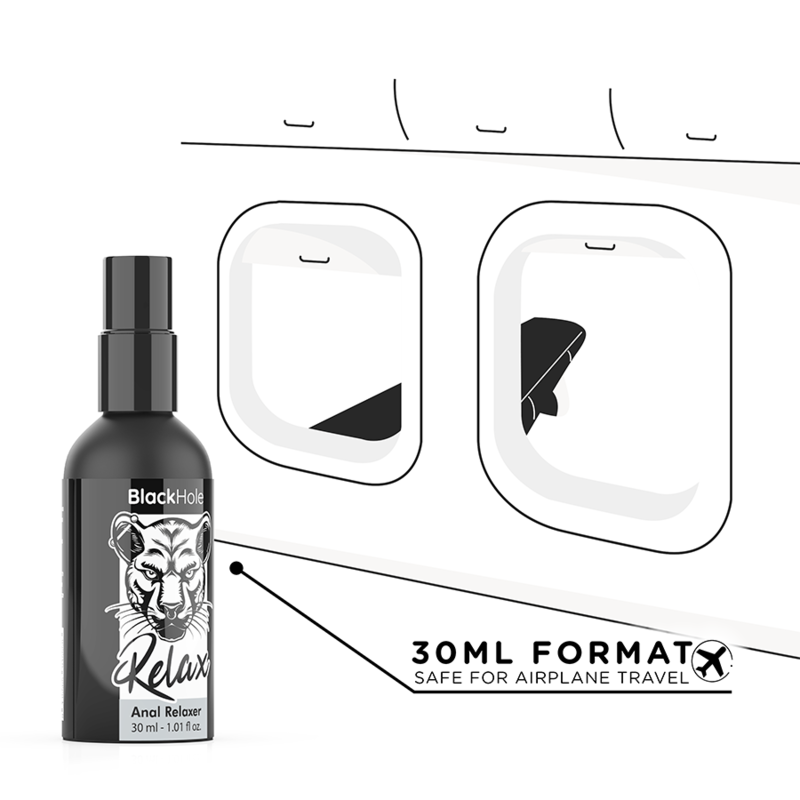 BLACK HOLE - ANALNY SPRAY ROZLUŹNIAJĄCY EXPLORER 30 ML
