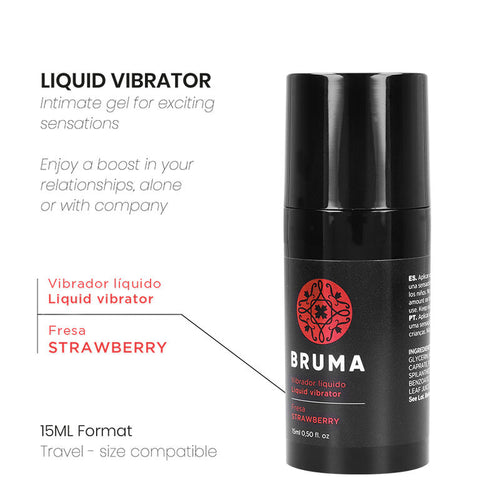 BRUMA - PŁYNNY WIBRATOR ULTRA POŚLIZG TRUSKAWKA 15 ML