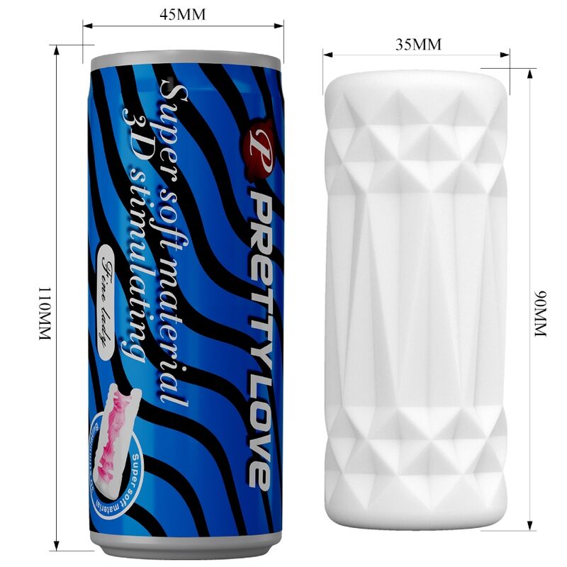 PRETTY LOVE - 3D MASTURBATOR DLA MĘŻCZYZN MODEL PUSZKI 2