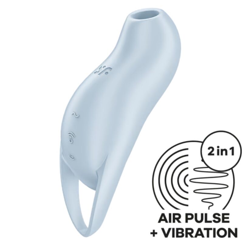 SATISFYER - POCKET PRO 1 STYMULATOR ŁECHTACZKI JASNONIEBIESKI