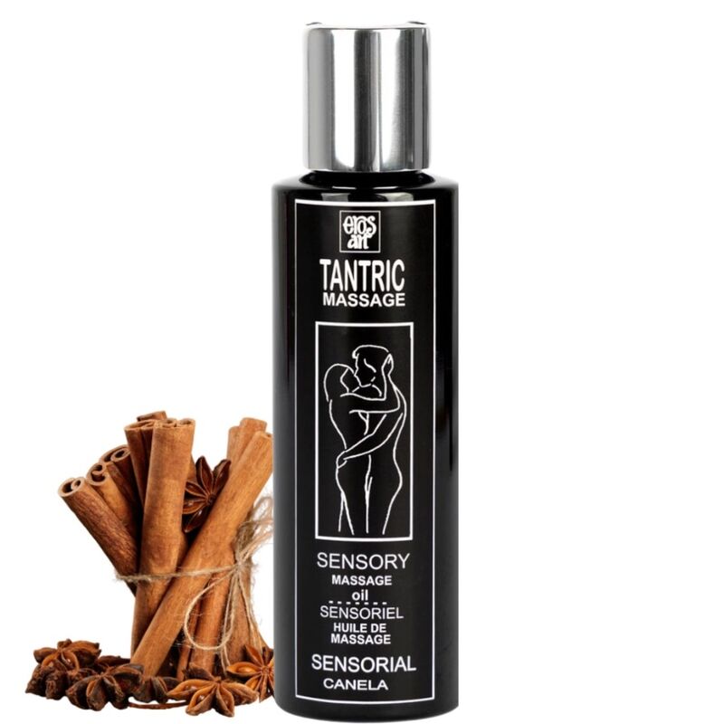 EROS-ART - NATURALNY TANTYCZNY OLEJEK DO MASAŻU I AFRODYZJAK CYNAMON 100 ML