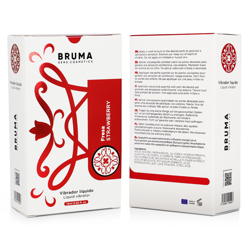 BRUMA - PŁYNNY WIBRATOR ULTRA POŚLIZG TRUSKAWKA 15 ML