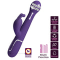 PRETTY LOVE - DEJON RABBIT VIBRATOR 3 IN 1 MULTIFUNCTION PURPLE