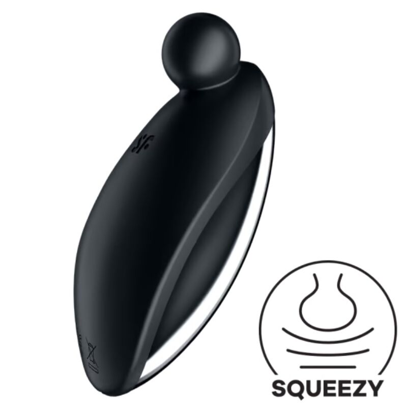 SATISFYER - SPOT ON 2 WIBRATOR PUNKTOWY NAKŁADANY CZARNY