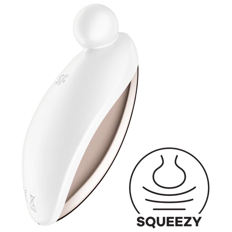 SATISFYER - SPOT ON 2 WIBRATOR PUNKTOWY NAKŁADANY BIAŁY